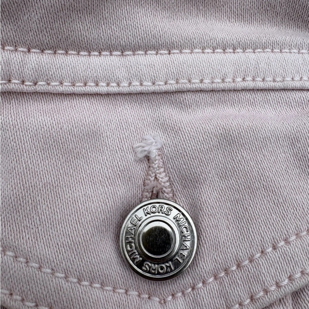 Michael Kors Soft Pink Jean Jacket - Picture 7 of 7